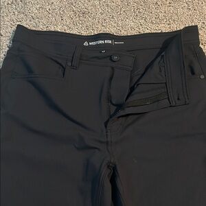 Western Rise Black Pants